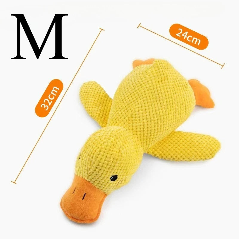 Plush Squeaky Dog Toy – Bite-Resistant Animal Chew Toy for Dogs