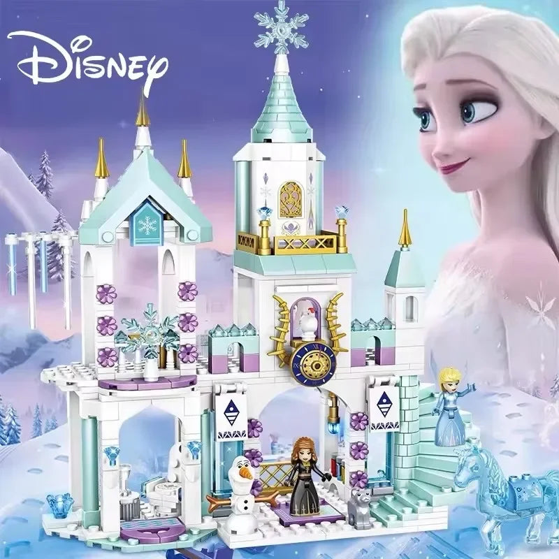 Frozen Princess Snow Castle Building Blocks Set – 360 Pcs DIY Toy