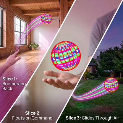 Flying Orb Ball Toy – Hand-Controlled LED Boomerang Spinner