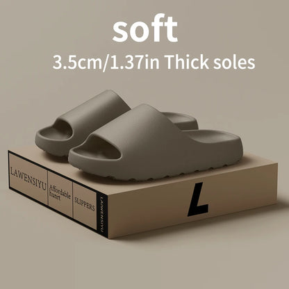 EVA Thick Sole Slide Slippers – Anti-Slip Unisex Indoor Outdoor