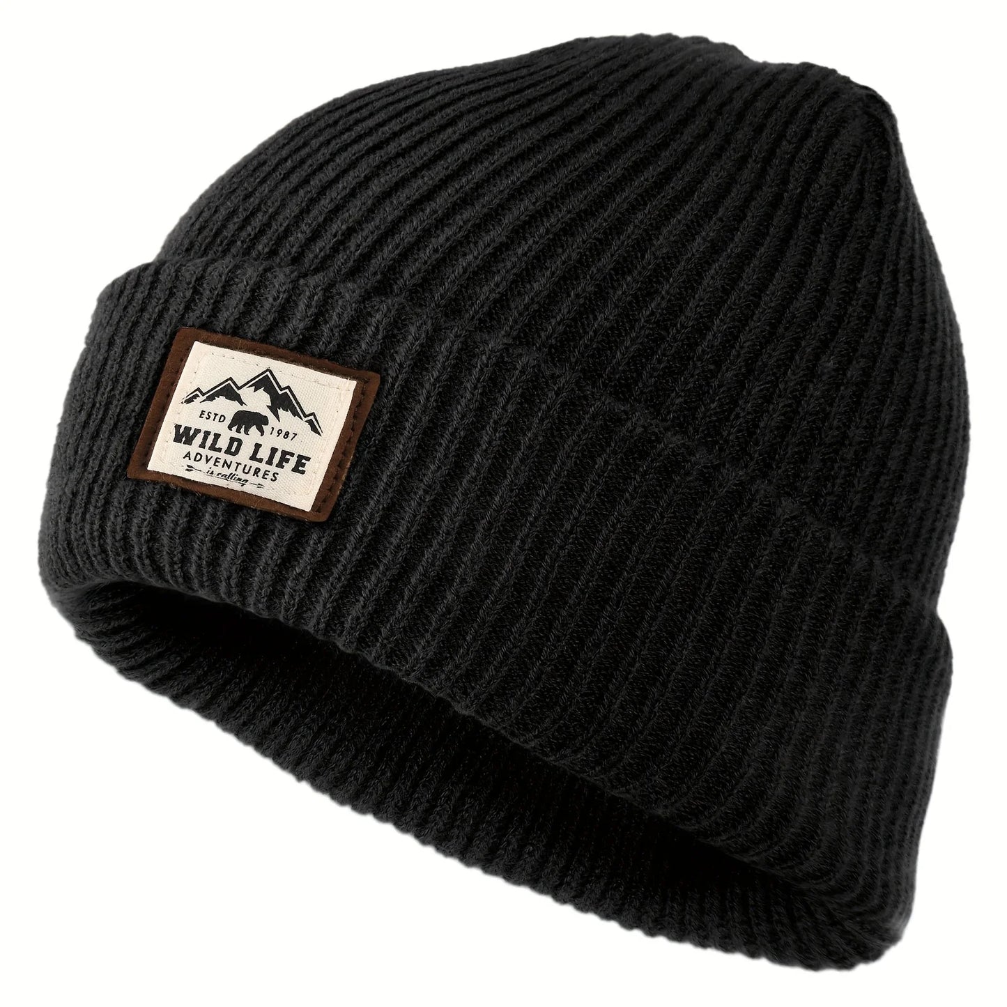 Outdoor Fleece Beanie Hat – Warm Windproof Winter Cap