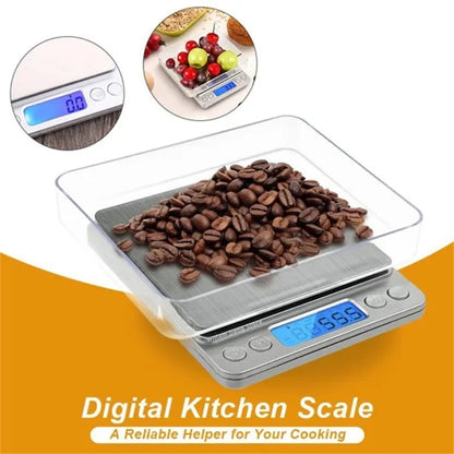 Digital Kitchen Scale – Precision 0.1g Stainless Steel