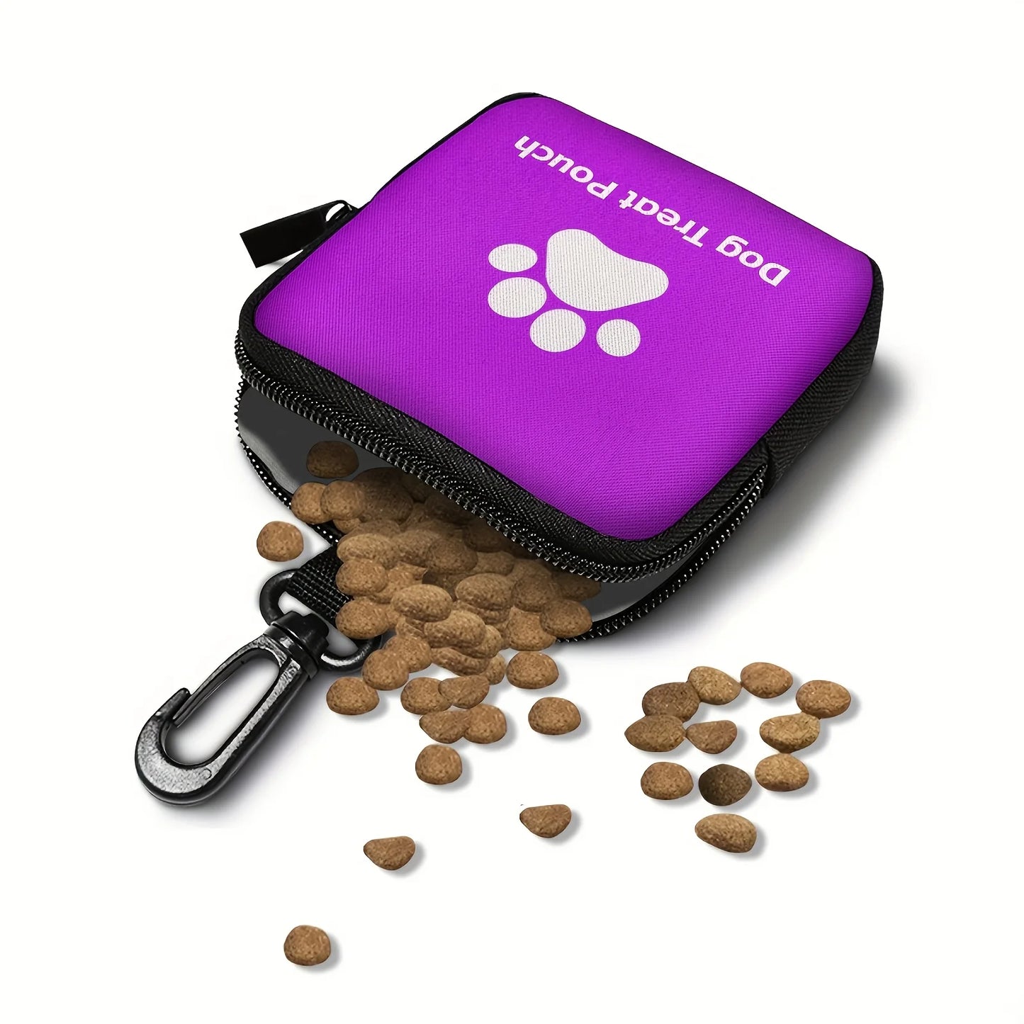 Dog Treat Pouch – Portable Zippered Training Snack Bag