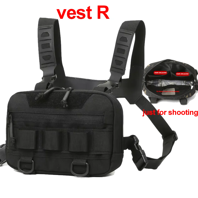Tactical Chest Rig Bag – Outdoor Vest Pack for Hiking & Camping