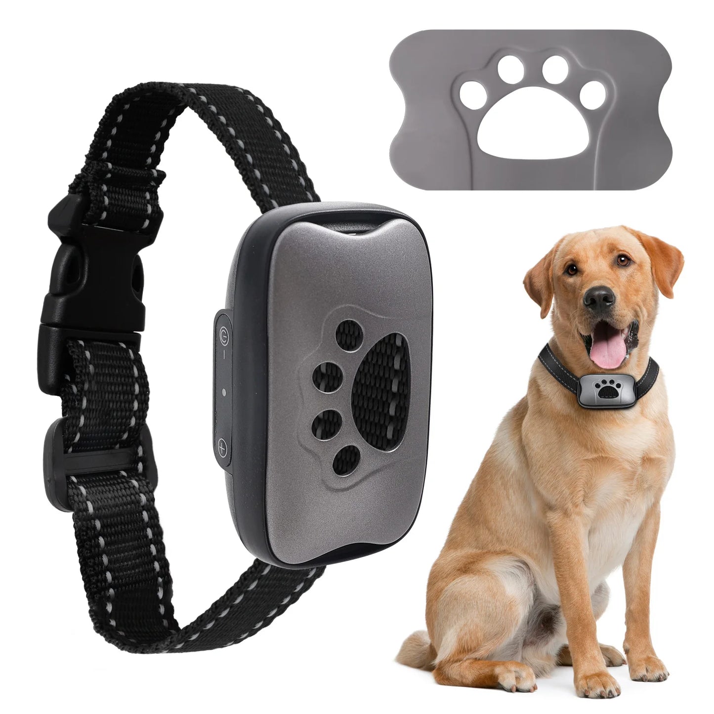 Anti-Bark Dog Training Collar – Ultrasonic, USB Rechargeable