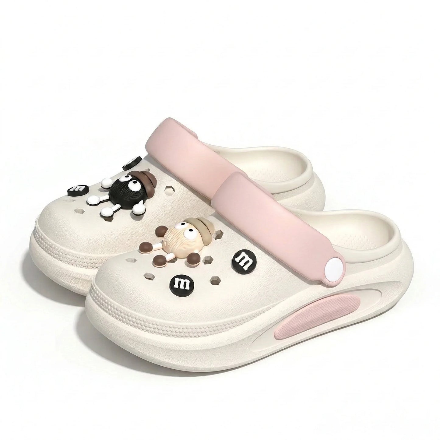 Women's 3D Charm Clogs – Cushioned EVA Garden Sandals