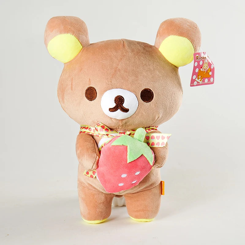 Rilakkuma Plush Toy – Kawaii Stuffed Bear Anime Doll for Room Decor