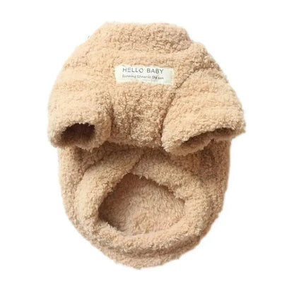 Fleece Dog Sweater – Warm Winter Coat for Small Dogs & Cats