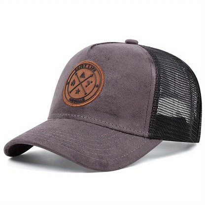 Enjoy Life Patch Trucker Baseball Cap – Unisex