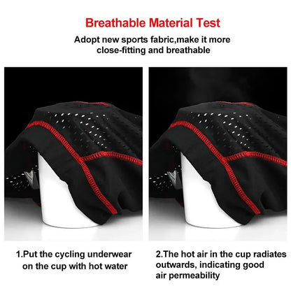 X-Tiger Men's 5D Gel Pad Cycling Underwear Shorts – MTB Road Bike