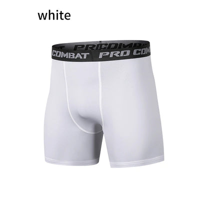 Men's Quick-Dry Compression Athletic Shorts – Moisture-Wicking Boxer Briefs