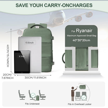 Cabin Backpack 40x30x20 – Travel Carry-On Bag for Men & Women