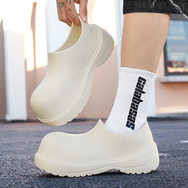 EVA Slip-On Clogs with Fleece Lining – Unisex Waterproof Shoes