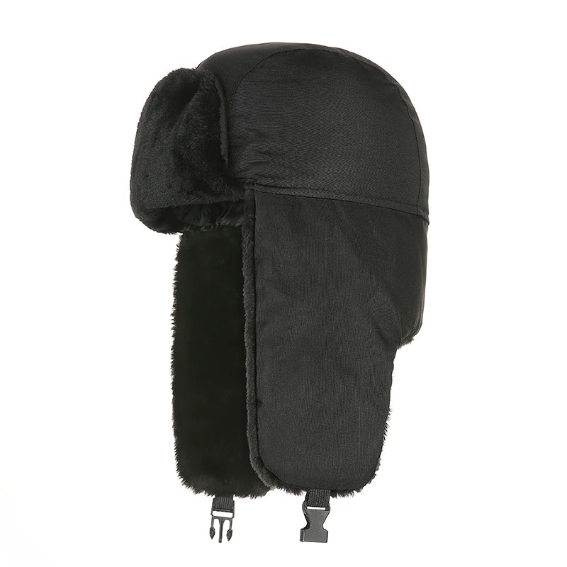 Men's Winter Trapper Hat with Faux Fur Earflaps