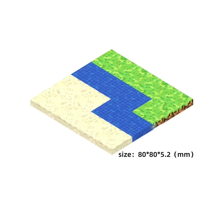 Magnetic Building Block Base Plate – Compatible Puzzle Toy for Kids