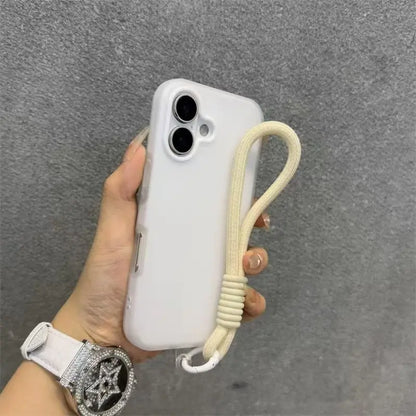 Soft Matte Candy Transparent Phone Case Iphone 17 16 Pro Max 15 14 13 12 11 Xs X 7 8 Plus 16e Hand