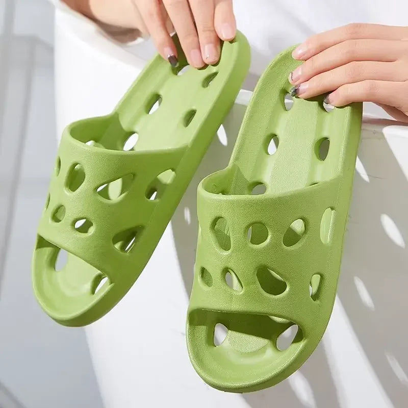 EVA Hole Slides – Unisex Anti-Slip Bathroom Slippers