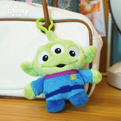 Cartoon Plush Doll Keychain - Cute Stuffed Animal Bag Charm