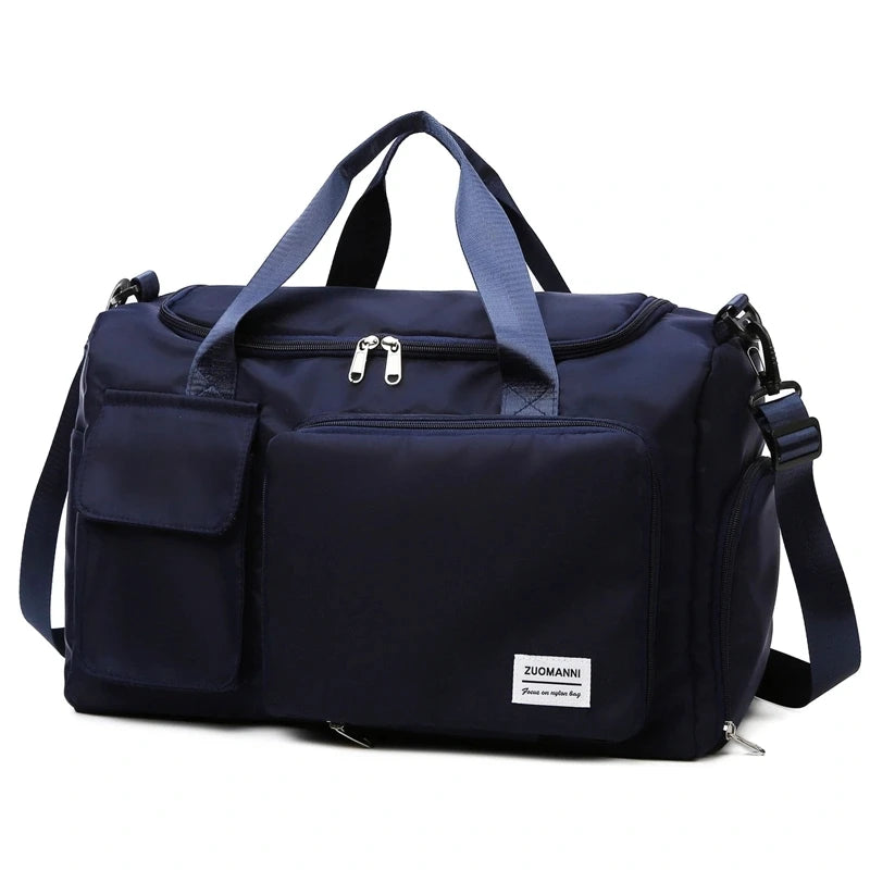 Weekender Duffle Bag with Shoe Compartment – Large Travel Bag