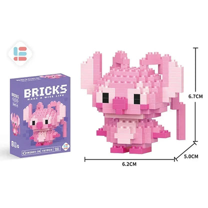Disney Tsum Tsum Mini Building Blocks – Cartoon Micro Brick Figures