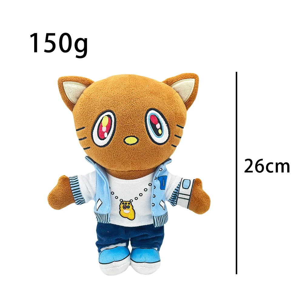 Hip-Hop Cat Plush Toy Doll – Rapper Style Stuffed Animal