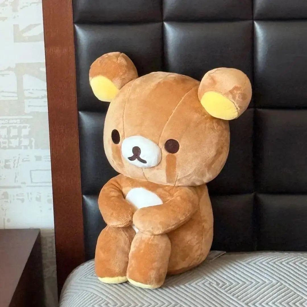 Rilakkuma Plush Toy – Kawaii Stuffed Bear Anime Doll for Room Decor