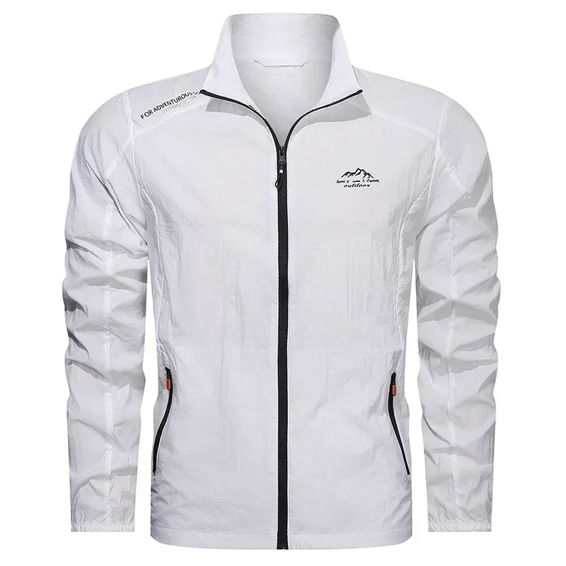 UPF 50+ Men's UV Protection Windbreaker Jacket