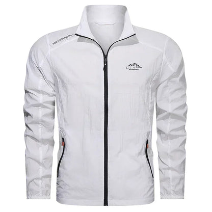 UPF 50+ Men's UV Protection Windbreaker Jacket