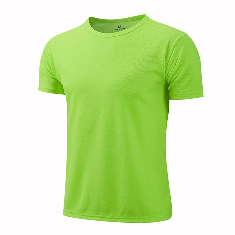 Men's Quick-Dry Sports T-Shirt – Running & Soccer Jersey
