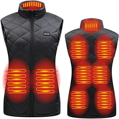 Women's USB Electric Heated Vest – Infrared Thermal Warming Jacket