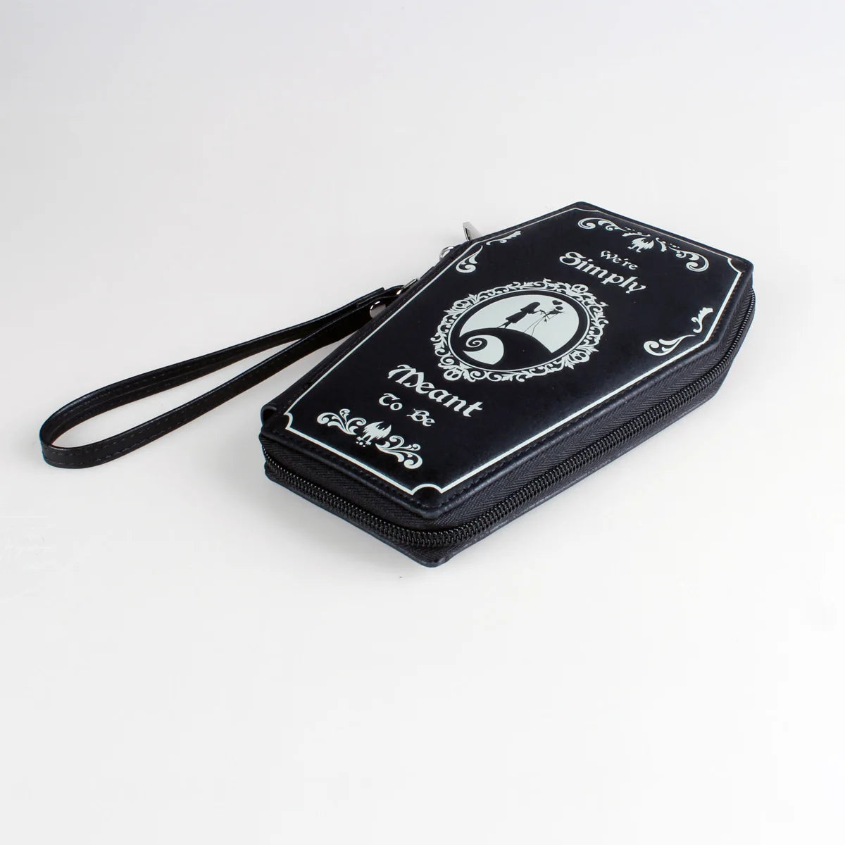 Coffin Shape Gothic Wallet – Halloween Clutch Wristlet Purse