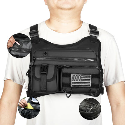 Running Chest Pack Vest Bag – Lightweight Outdoor Sport Harness