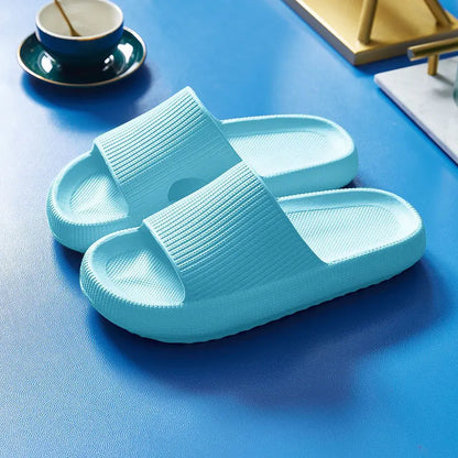 Cloud Slide Slippers Thick EVA Sole Indoor Home Shoes