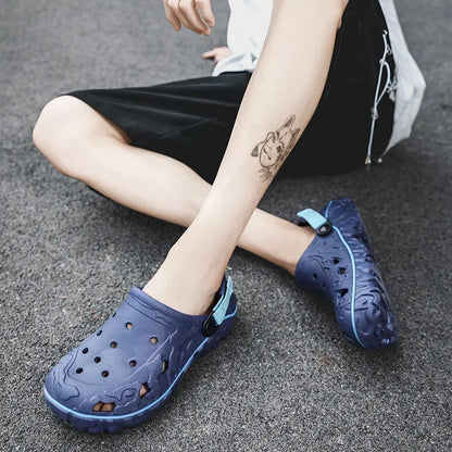 Men's EVA Clogs – Lightweight Ventilated Beach & Work Sandals