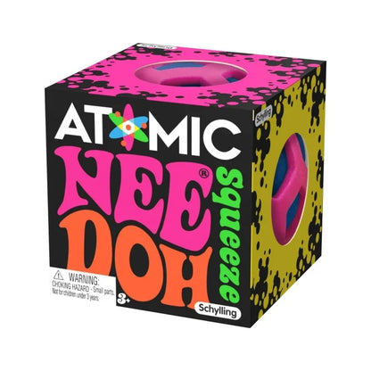 Needoh Atomic Stress Ball – Squishy Fidget Toy for Adults & Kids