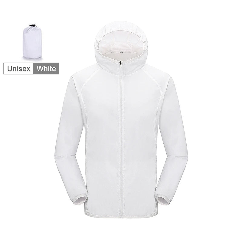 Waterproof Hiking Windbreaker Jacket – Unisex Quick-Dry Outdoor Rain Jacket