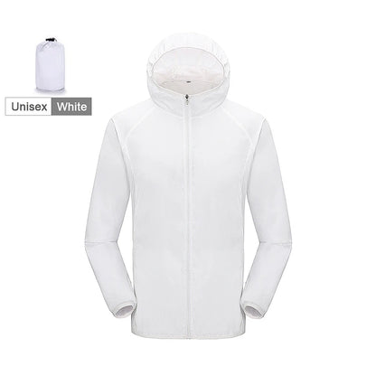 Waterproof Hiking Windbreaker Jacket – Unisex Quick-Dry Outdoor Rain Jacket