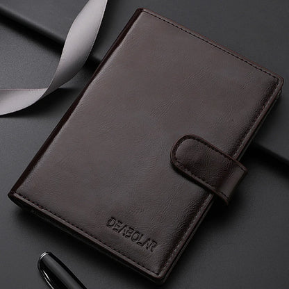Passport Wallet & Card Holder – Men's Leather Travel Organizer
