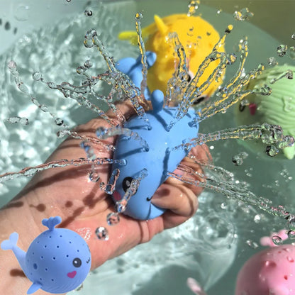 Whale Sponge Baby Bath Toy – Water Squeezing Stress Relief