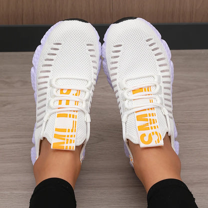 Women's Mesh Sneakers – Lightweight Breathable Athletic Walking Shoes