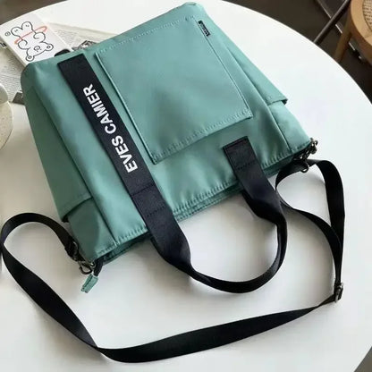 Large Capacity Nylon Tote Bag Women Waterproof Shoulder Crossbody