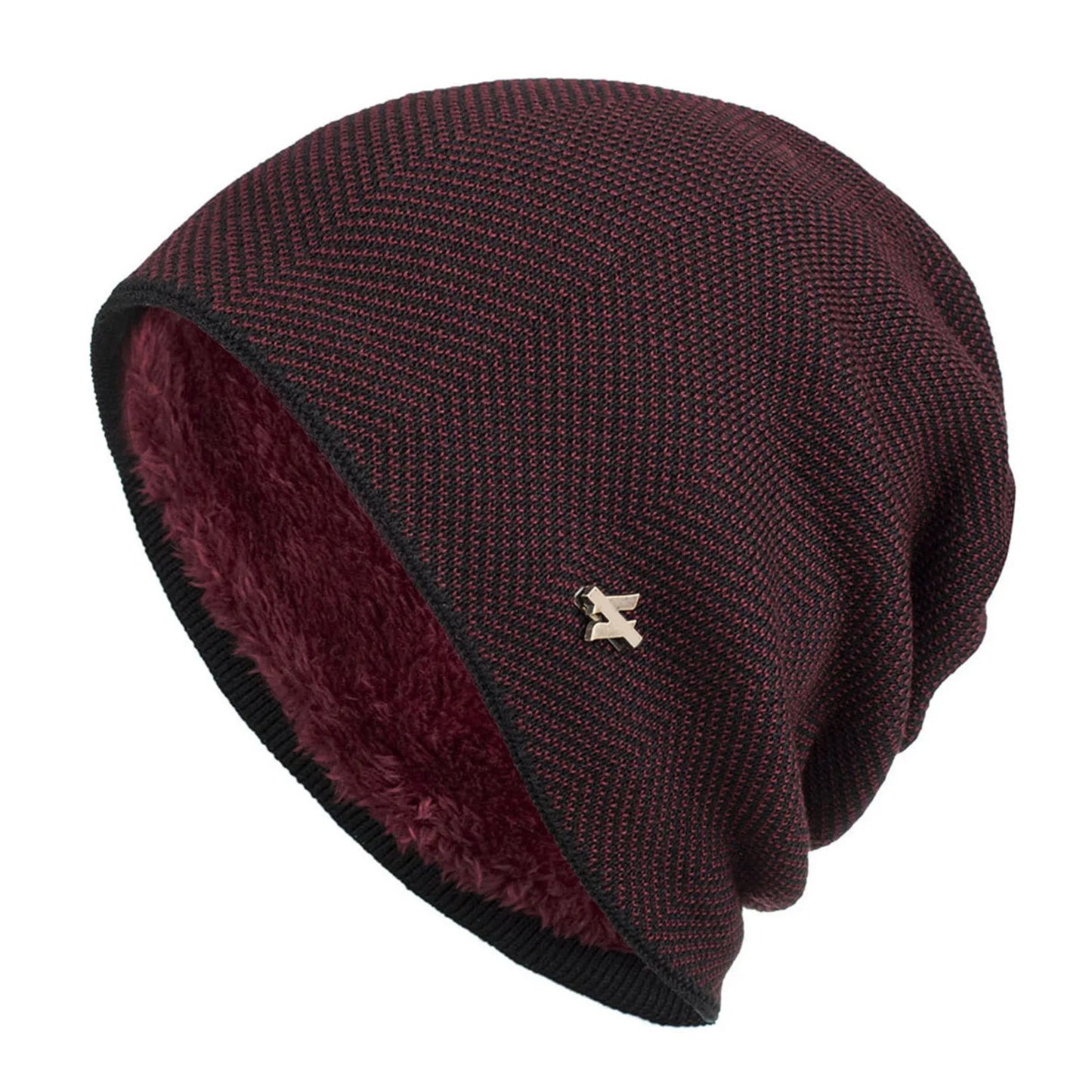 Fleece-Lined Knit Beanie – Warm Winter Hat for Men & Women