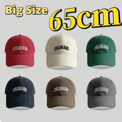 Embroidered Baseball Cap – Deep Crown Wide Brim Sun Hat