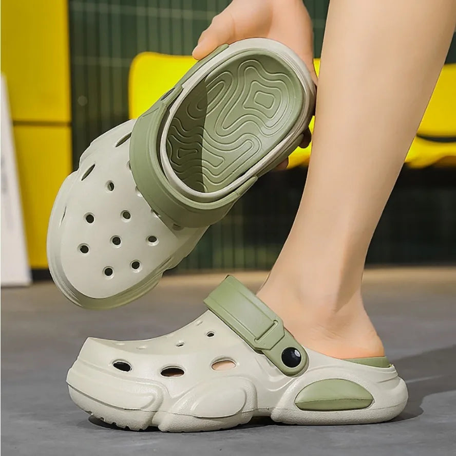 Men's EVA Clog Sandals – Chunky Platform & Adjustable Strap