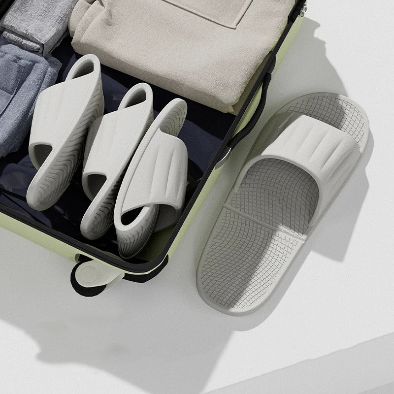 Foldable Travel Slippers – Lightweight EVA Non-Slip for Men & Women