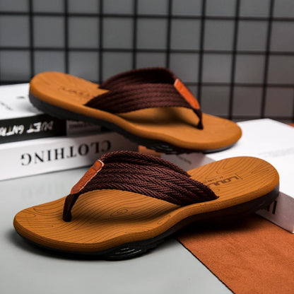 Men Flip Flop Comfortable Breathable Slip-On Sandals Casual Summer Footwear