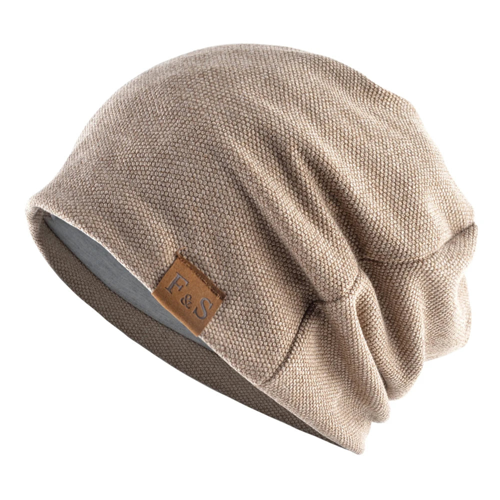 Slouchy Knit Beanie – Soft Breathable Unisex Skull Cap