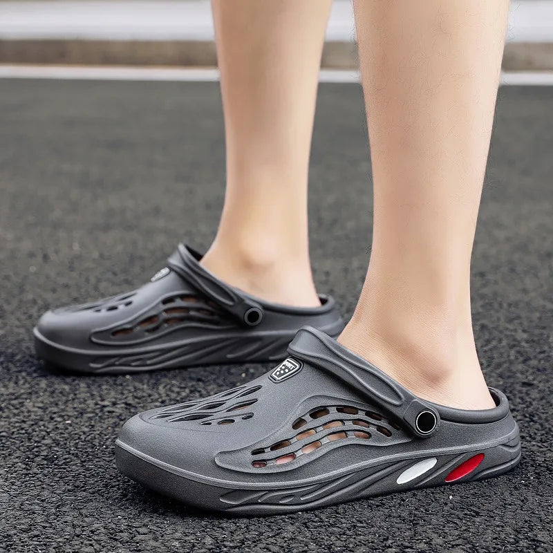 Plus Size EVA Clog Sandals – Unisex Breathable Beach & Garden Shoes