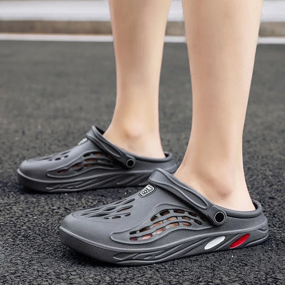 Plus Size EVA Clog Sandals – Unisex Breathable Beach & Garden Shoes
