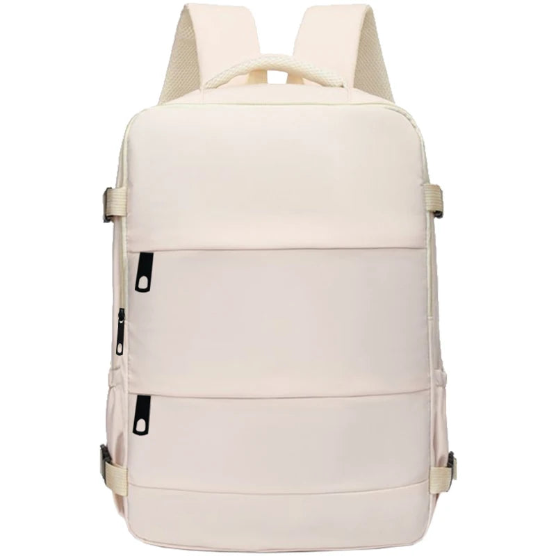 Lightweight Casual Backpack with Adjustable Straps & Multiple Pockets
